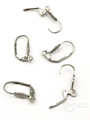 Suport cercei 19x11mm OȚEL (304) 4 buc 305984