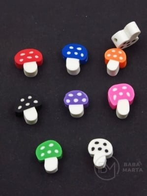Mărgele FIMO ~8~10x~4.5mm gaură burete 1.5mm 1 pachet 10 buc 312931