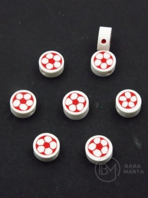 Mărgele FIMO 9~10x4.5mm bile 10 buc 312940