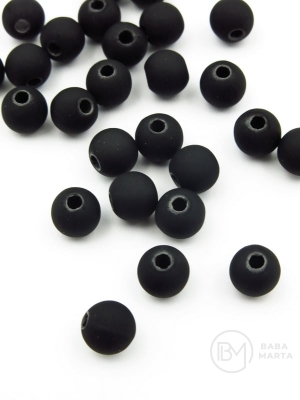 Pastel bilă 8mm gaură neagră 2mm 40 grame ~130 bucăți 312988