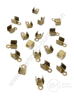 Vârf metalic 3,5x7mm culoare bronz antic 1 pachet 200 buc 302044