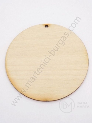 Figurină din lemn 95x3mm round hole 3.5mm 1 pachet 2 buc 182237