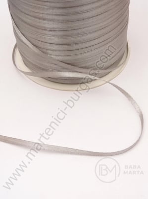 Panglică de satin 3mm grey (argintiu) 20 meters 451199