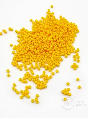 Mărgele de sticlă 2x2mm 40grame ~4400 bucăți 331110