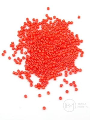 Mărgele de sticlă 2x2mm 40grame ~4400 bucăți 331112