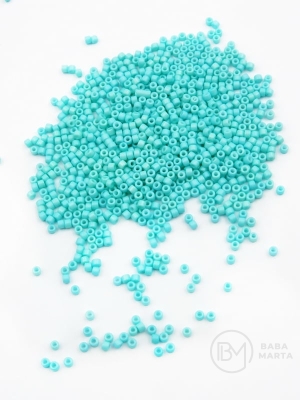 Mărgele de sticlă 2x2mm 40grame ~4400 bucăți 331131