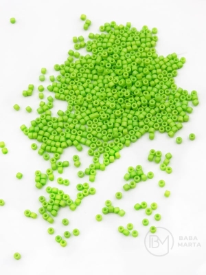 Mărgele de sticlă 2x2mm 40grame ~4400 bucăți 331133