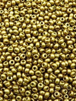 Mărgele de sticlă ~4x~3mm 6-0 culoare bronz calitate 1 ~750 bucăți 331855