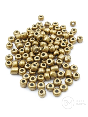 Mărgele de sticlă 4~5x3~5mm 50 grame 334154