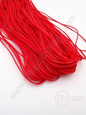 Panglică roumă din piele artificială 2x1.5mm 5 meters 421239