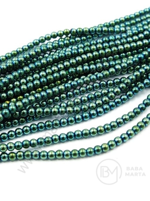 Mărgele de vitola 2.5 mm galvanizată 1 buc ~36 cm ~180 bucăți 343825