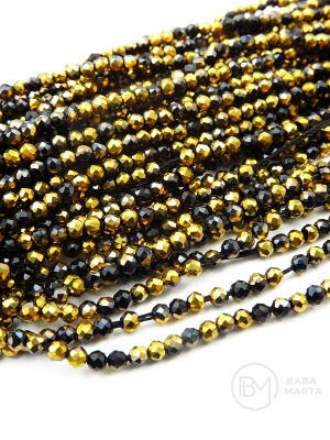 Cristal ~bilă fațetată de 2 mm ~167 buc ~36 cm 1 șir 342231