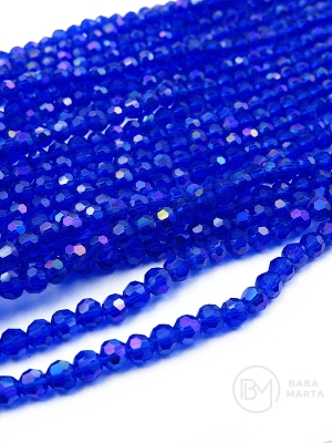 Cristal ~ Mărgele fațetate AB de 3 mm ~ 160 bucăți ~ 50 cm 1 șir 342338