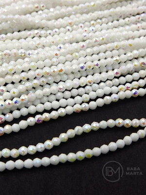 Cristal ~bilă fațetată de 2 mm ~180 buc ~36 cm 1 șir 342420