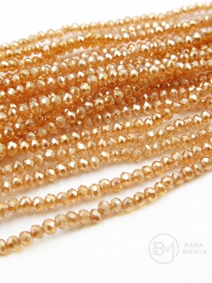 Cristal ~2x~1.5mm AB ~220 bucăți ~36cm 1 șir 342486