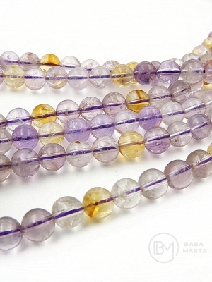 Bilă de ametrin natural 6mm 38cm ~60 bucăți 1 șir 351120