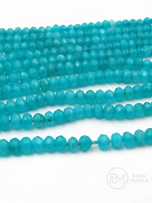 Abac din jadeit ~4.5x~3mm ~36cm ~115 bucăți 1 șir 351252