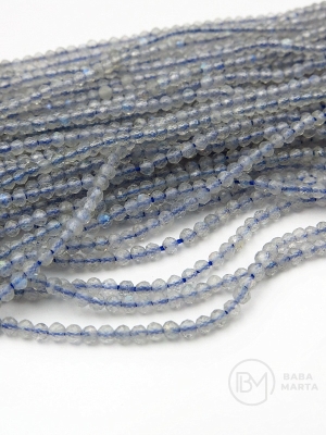 Labradorit ~2mm mărgele fațetate naturale 39cm ~200 bucăți 1 șir 351274