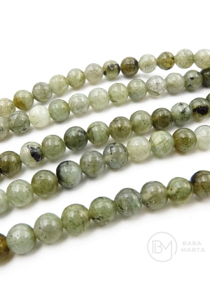 Bilă naturală de labradorit 6mm 38cm ~62 bucăți 1 șir 351338
