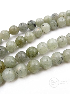 Labradorit natural, bilă de 8mm, 38cm ~47 bucăți, 1 șir 351339