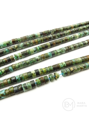 Cilindru african turcoaz 4x2.5mm 38cm ~160 buc 1 șir 351423