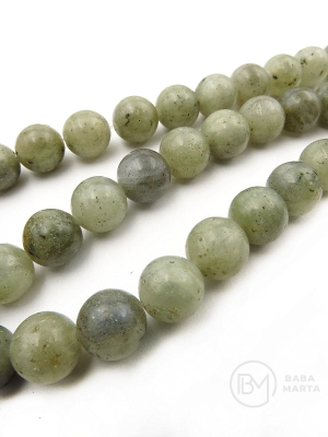 Labradorit natural, bilă de 10mm, 38cm ~36 bucăți, 1 șir 351502