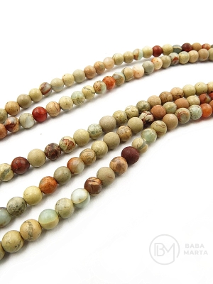 Bilă Jasper Aqua Terra 4mm 38cm ~90 buc 1 șir 351503