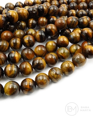 Mărgele ochi de tigru 12mm ~33 bucăți 1 buc 351710