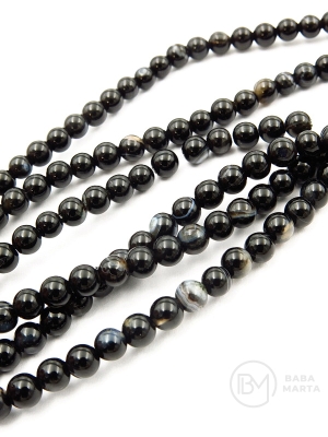 Agat dungat 4mm ~94 bucăți 1 șir 351856