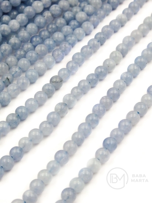 Mărgele de aquamarin 4mm ~95 bucăți 352148