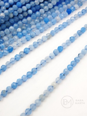 Agat ~ bilă fațetă de 3 mm ~ 115 bucăți 1 buc 352511