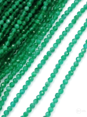 Jadeit ~ bilă fațetată de 3 mm ~ 125 bucăți 353303