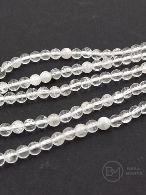Bilă de cristal Mountain de 4mm, 38cm ~87 pieces, 1 şir 353339