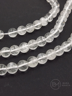 Bilă de cristal Mountain de 8mm, 38cm, ~48 pieces, 1 şir 353341