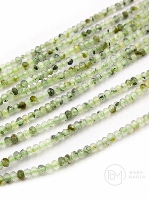 Șaibă pre-nituită 3x2mm fațetată ~225 bucăți 38cm 1 șir 353432