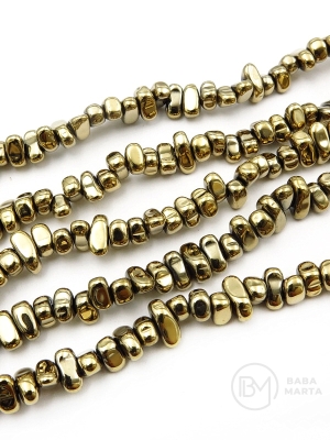 Hematit 4~6x5~12x3mm 40cm ~110 buc 1 șir 353686
