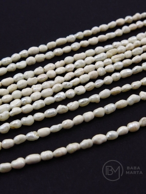 Perlă naturală ~2.6x~3.7mm ~35cm ~94 buc 1 din 355001
