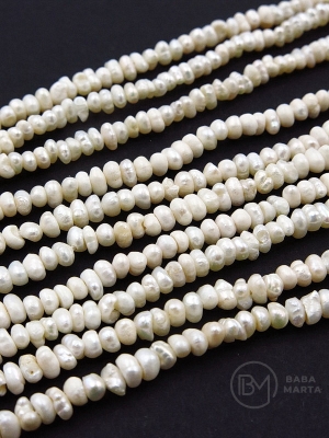 Perlă naturală ~4.5x~2.1mm ~35cm ~155 bucăți 1 din 355003