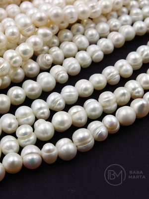 Perlă naturală ~6x~5.3mm ~35cm ~66buc 1 din 355008
