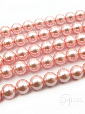 Perlă Mallorca 8mm gaură 0.5mm 40cm ~48buc 1 şir 355047