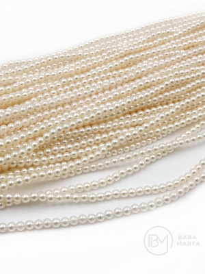 Perlă Mallorca 2.5mm 40cm ~160 buc 1 șir 355096 