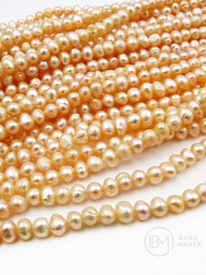 Perlă ~4.5x~5mm naturală ~34cm ~75buc 1 șir 355117