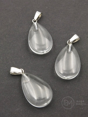 Pandantiv cu picături 25x17mm cristal Mountain 355324