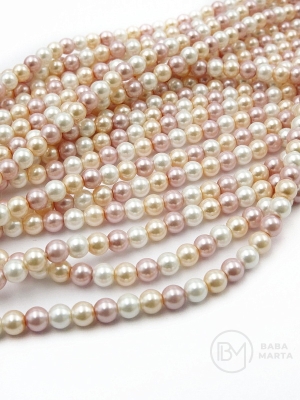 Perlă Mallorca 4mm 40cm ~100 buc 1 şir 355421