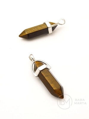 Cartuș pandantiv 33x10mm Ochi de tigru 355432