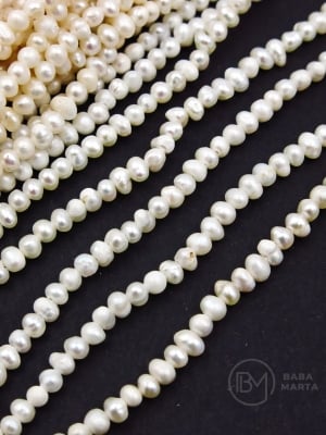 Perlă naturală ~3,4x~2,5mm ~35cm ~132 buc 355712