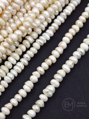Perlă naturală ~4.5x~3.2mm ~35cm ~110 buc 355719