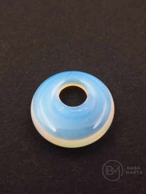 Disc pandantiv 18x6mm Piatră Lunii gaură 5mm 355759