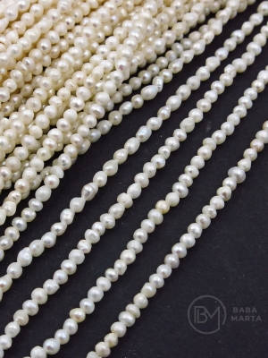Perlă naturală ~2.5x~2.3mm ~35cm ~150 buc 1 șir 355809