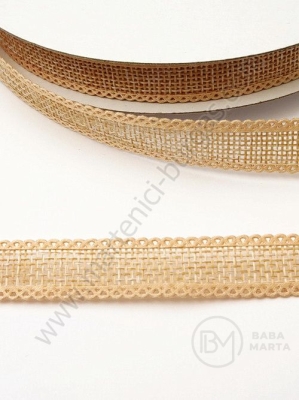 Bandă de pânză de sac 15mm light 1 pachet 5 metri 461339